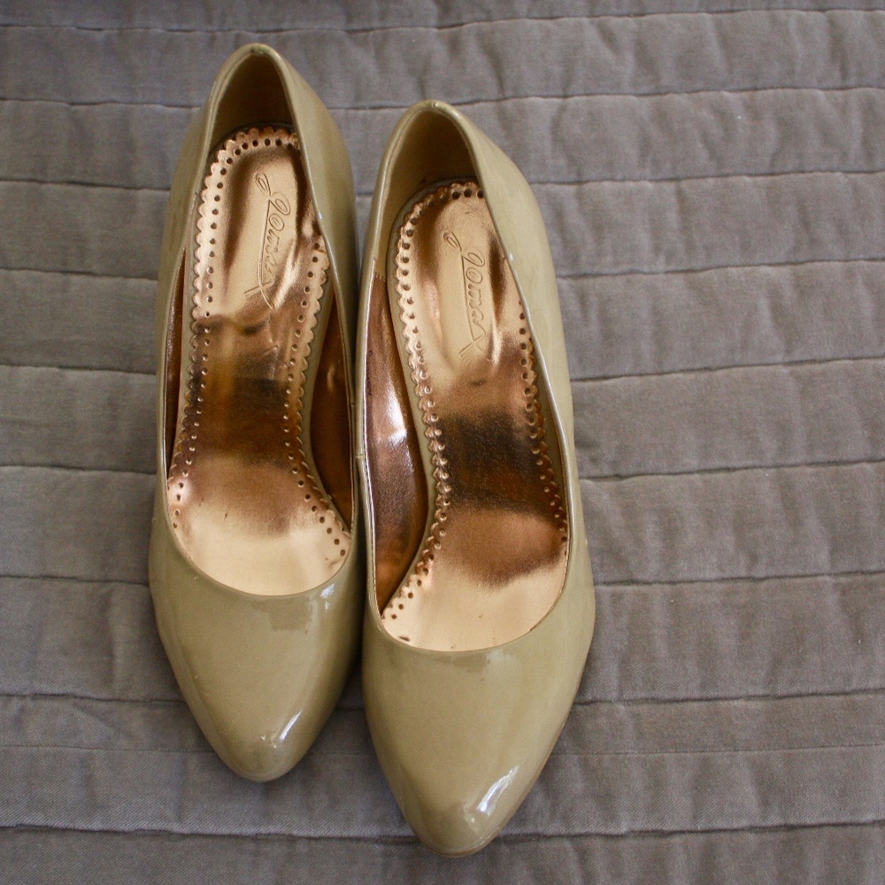 Gomax Nude Patent Pleather Heel